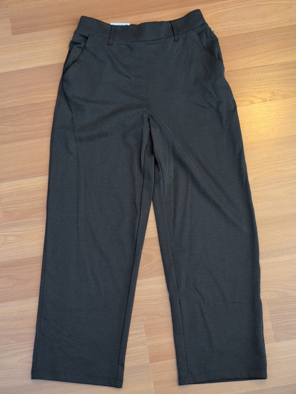 NWT 32 Degrees Cool Stretch Woven Luxury Pants Dark Gray Trouser XS
